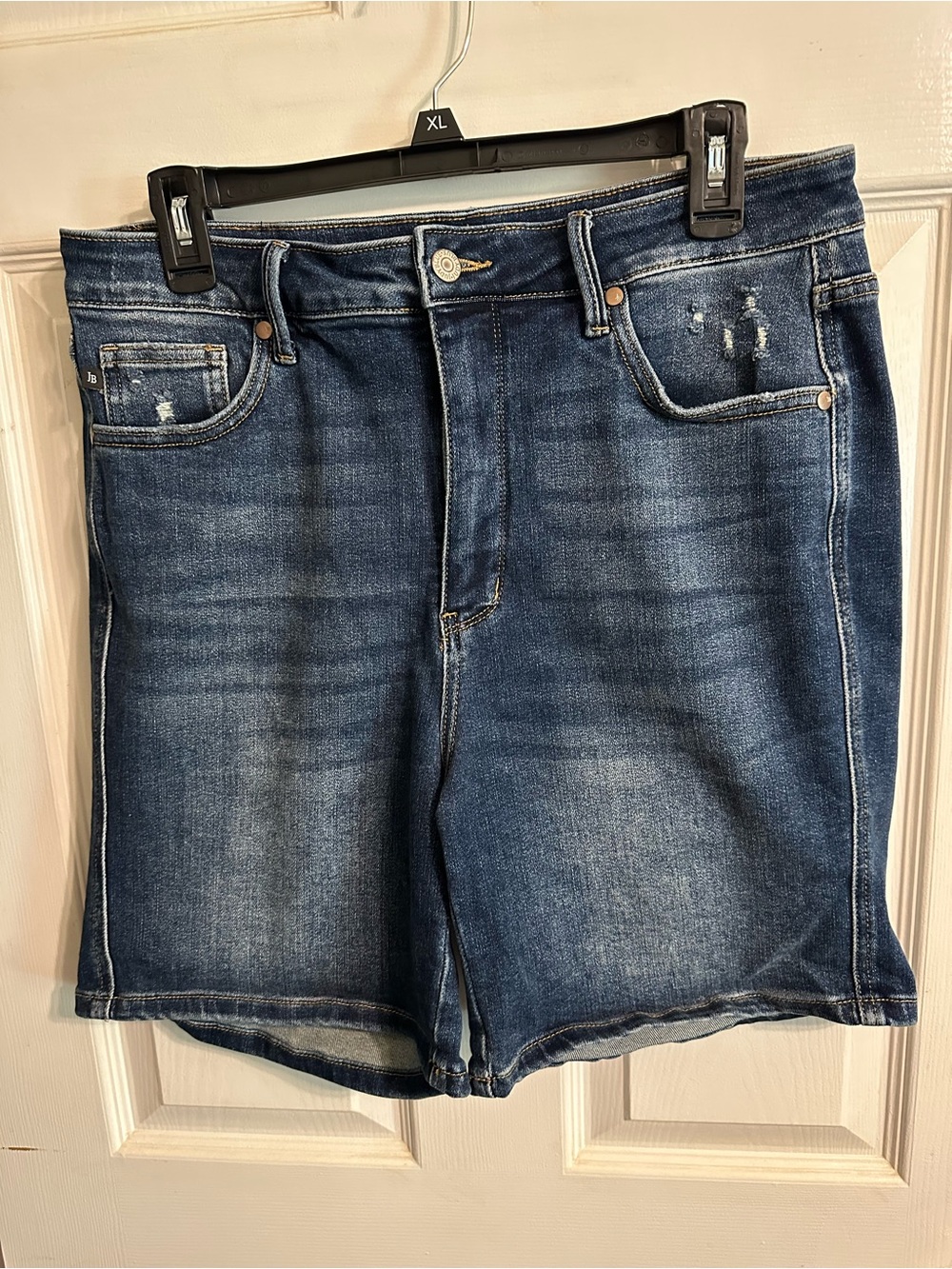 Judy Blue Dark Wash Denim Jean Shorts
